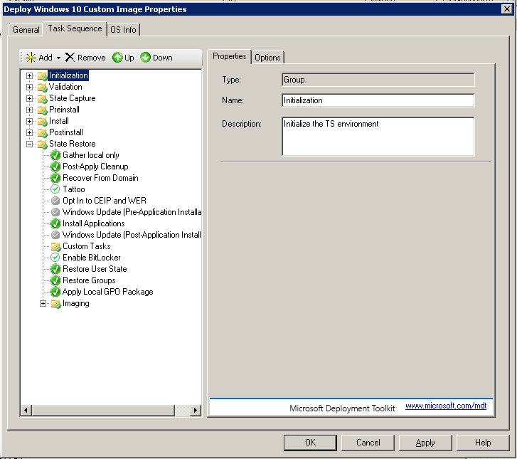 Restore user. Deployment Toolkit и развёртывание образа по сети. Microsoft Xact. Fu100420 task sequence. MDT Utop.